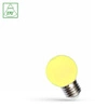 LED KULKA E-27 230V 1W YELLOW SPECTRUM