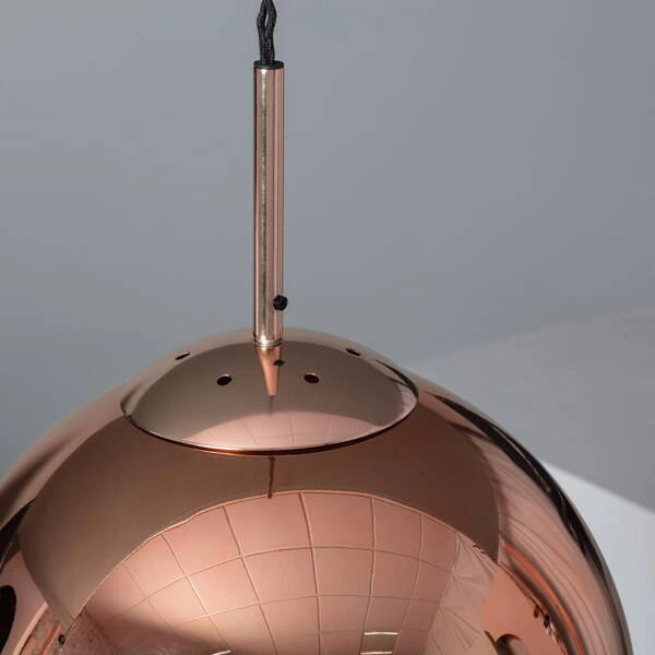 Lampa Wisząca Szklana Kula mosiąd Abruzzo Arteo