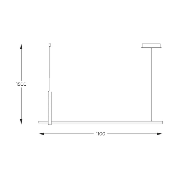 22806M-WOOD CLAUD LAMPA WISZĄCA CZARNA/BLACK