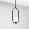Aldex Lampa wisząca RIVA 1086G1, czarny/biały, 1x40W E14