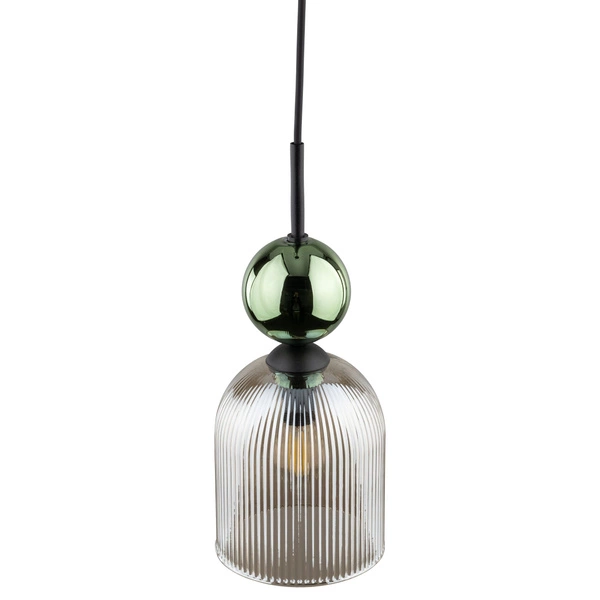 SOPHIA GREEN COGNAC LAMPA WISZĄCA 1XE14