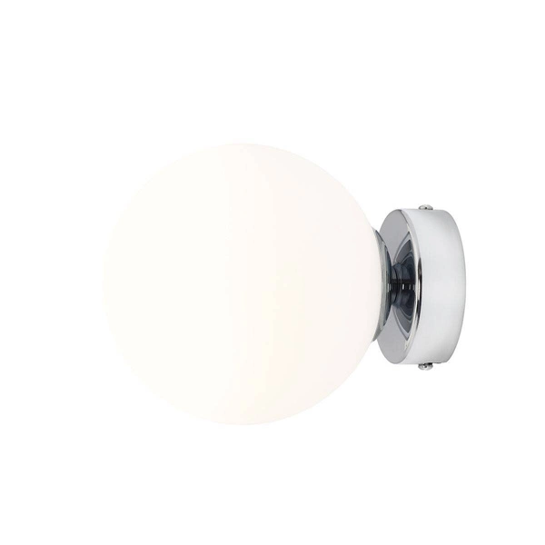 Aldex Kinkiet BALL  1076C4_S, 14 cm, chrom/biały, 1x40W E14