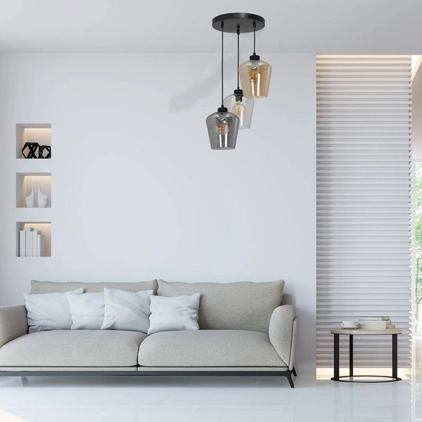 Nowoczesna lampa wisząca koło SANTIAGO MIX MLP6614