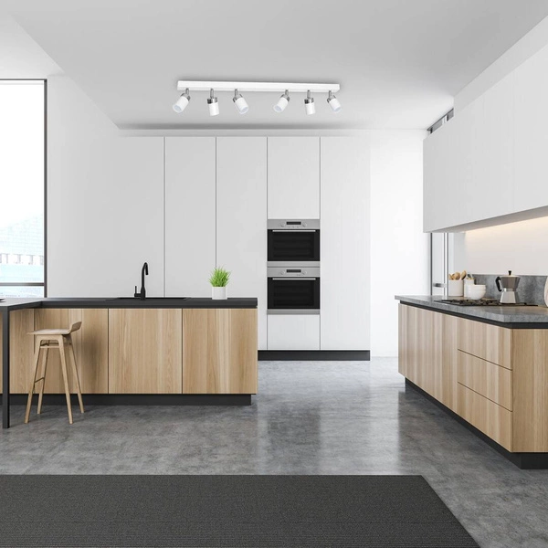 Lampa sufitowa nowoczesna reflektorek spot JOKER VI biały szer. 90cm