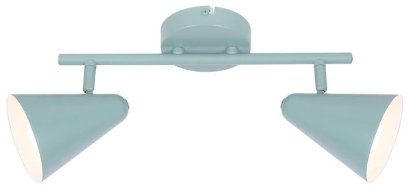 Nowoczesna lampa sufitowa AMOR listwa 92-63335 szary mat 2xE14
