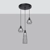 Lampa wisząca SUBA 3P czarna