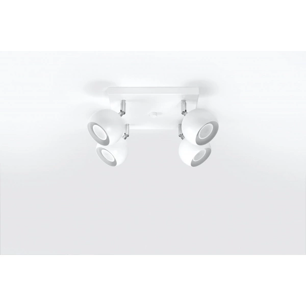 Nowoczesna lampa sufitowa OCULARE 4 SL.0440 Biała 4xGU10