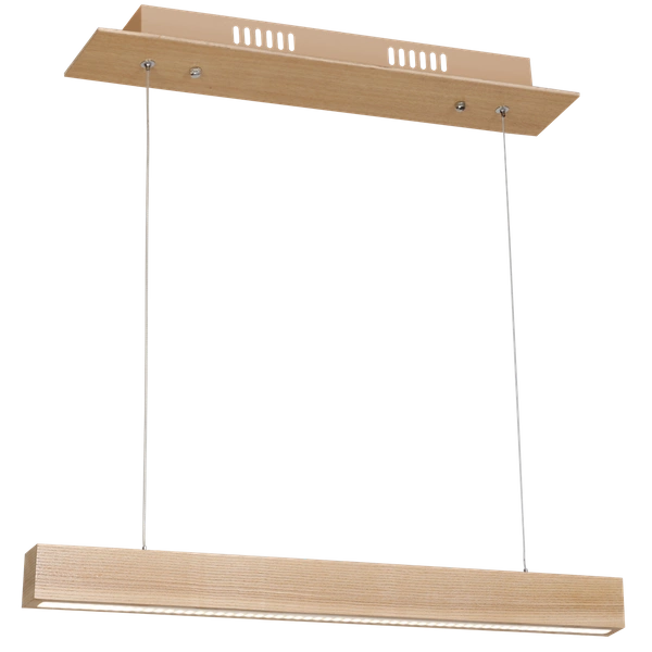 Lampa wisząca TIMBER, naturalne drewno, 12W LED, barwa ciepła 3000K, MLP567