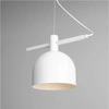 Aldex Lampa wisząca BERYL 976G, biała, 1x60W E27