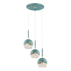 Lampa wisząca ALFA PRADA MIĘTOWA 3xE27 38cm | 62409