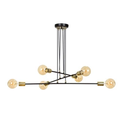 Lampa wisząca Emibig VESIO 6 Czarny 785/6