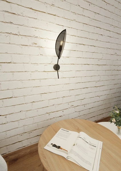 Kinkiet Emibig LOTUS K1 Czarny/GOLD 1106/K1