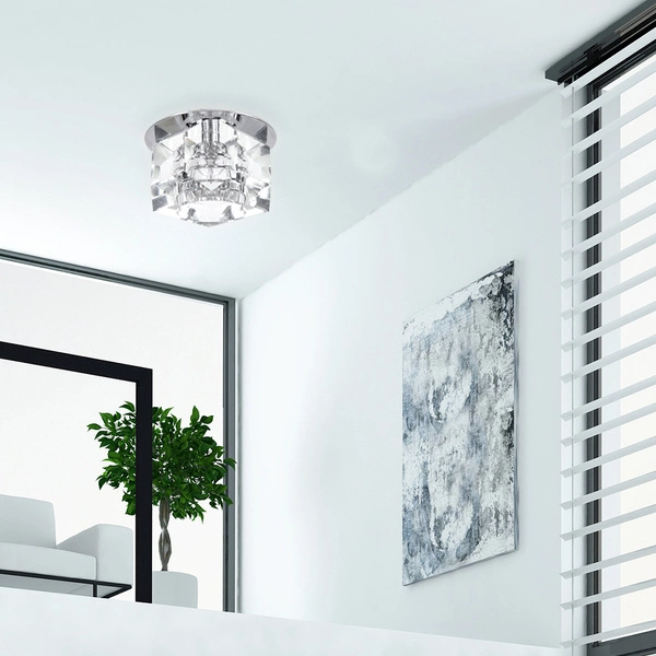 Cristaldream Zestaw Downlightów Zawiera 5xG4 LED 2,3W z zasilaczem Chromowany Metal/Szkło Przezroczyste 51295101