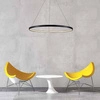 Lampa wisząca RING S 40cm 22W LED barwa zmienna CCT | czarny