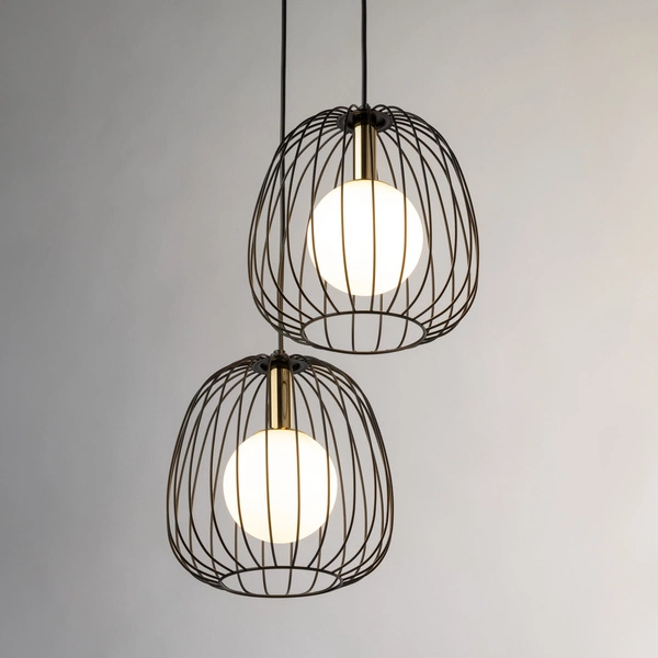 Lampa Sigma BELL 2 czarny/złoty 40728