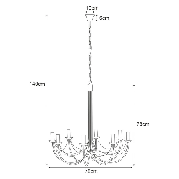 Lampa wisząca K-3521 z serii PERSEO
