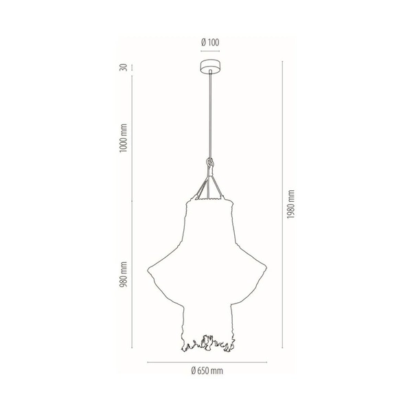 Lampa Wisząca Samba 3xE27 Max.15W LED Dąb Olejowany/Kremowy Sznurek Bawełniany/Kabel z Naturalnej Tkaniny 18737374