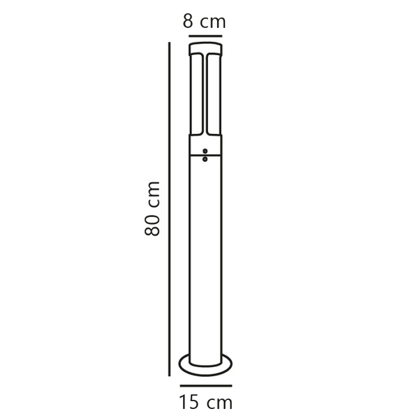 Oświetlenie ogrodowe HELIX GU10 8W Corten
