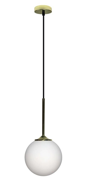 Lampa wisząca GLASGOW LEDEA 15 cm, 50101279, złoty/biały, 1x40W E27