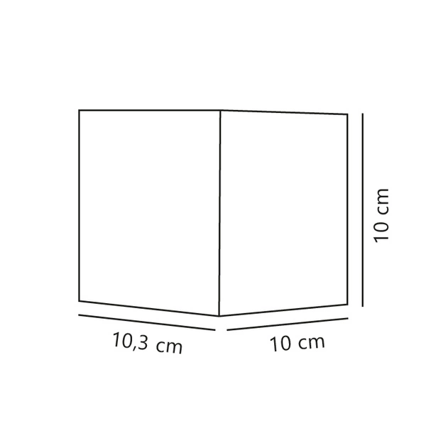 Kinkiet MILDA LED 3000K Biała ciepła Aluminium | Czarny