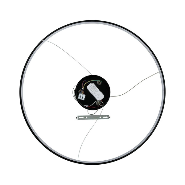 Lampa wisząca RING M 66cm 35W LED barwa zmienna CCT | czarny