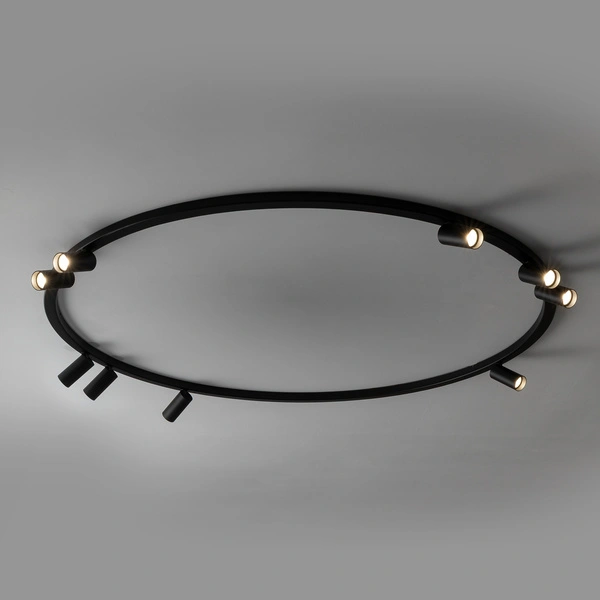 Lampa sufitowa FOURTY ROUND 11950 miniGU10 szer. 116cm | czarny