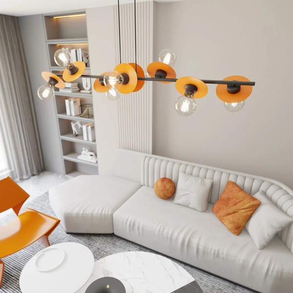 Lampa wisząca Emibig TOKEN 8 BL ORANGE 1428/8