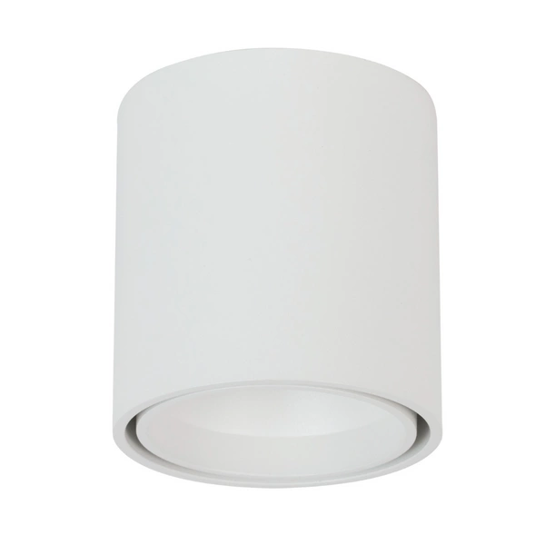 Oprawa sufitowa spot tuba LAPILO TUBE RO 8W ciepła 3000K biały śr. 9,5cm