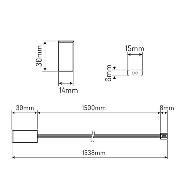 Czujnik otwarcia drzwi Master Sensor Master Sensor IR Door