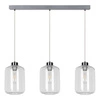 Lampa Wisząca Tarro 3xE27 Max.60W Chrom Metal/Przezroczysty Kabel PCV/Przezroczyste Szkło 15880328