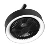 Lampa LED ring wiatrak do szyn magnetycznych 12W 48V 4000K DIMM + Pilot | Czarny