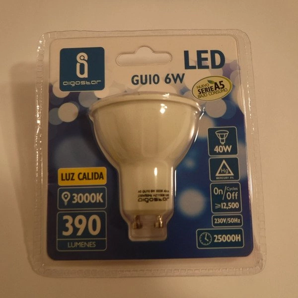 Żarówka LED GU10 6W CIEPŁA
