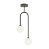 Lampa sufitowa Emibig ATRIA 2 BL OPAL 1383/2