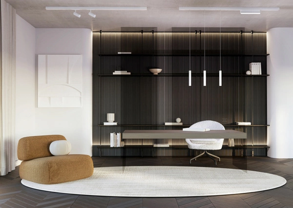 Lampa wisząca ROLLER LED 9W 3000K 620lm wys.150cm szer.4cm | Biały 11640