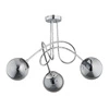 Lampa sufitowa ALFA TANGO GLASS CHROM 3xE14 58cm | 61093