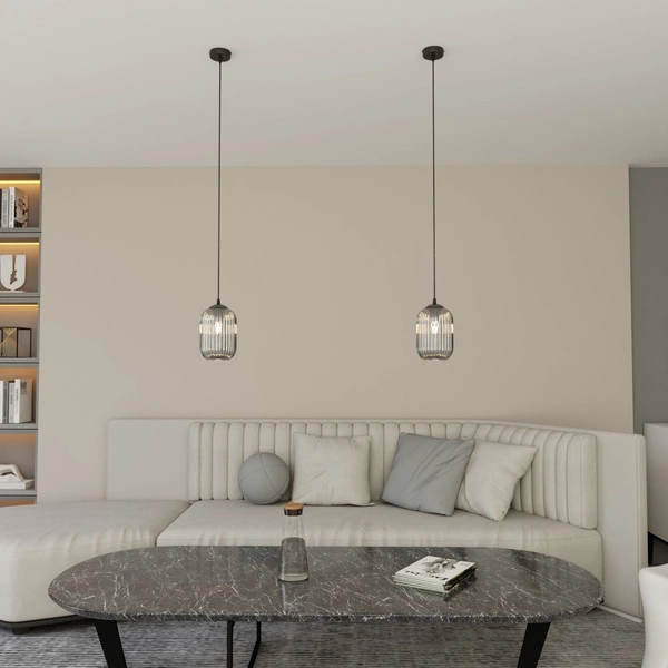 Lampa wisząca Emibig VERDI 1 BL GRAFIT 1434/1