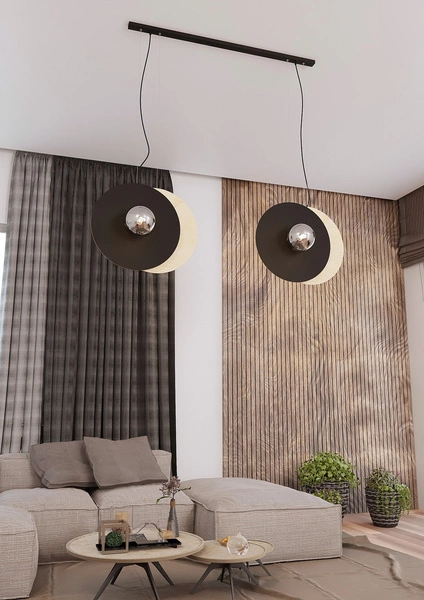 Lampa wisząca Emibig SOHO 4 BL GRAFIT 1302/4