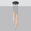 Lampa wisząca PASTELO 5P drewno