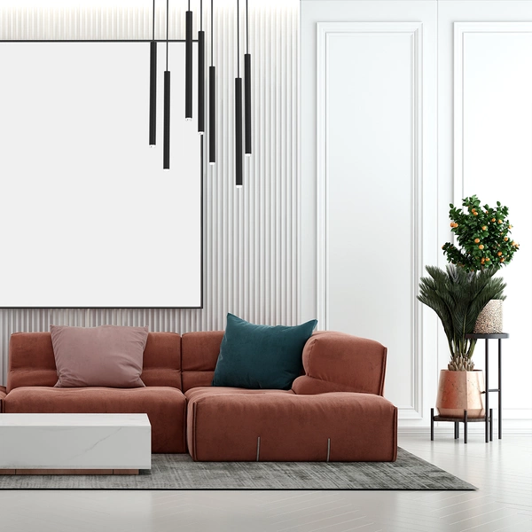 Lampa wisząca MONZA, MLP8842, czarna, 7x8W G9