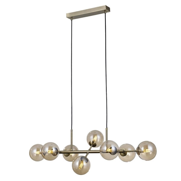 Lampa Erimida dł. 84cm 8xG9 | brąz antyczny