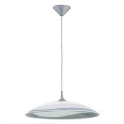 Lampa wisząca ALFA TAWOLO SREBRNA 1xE27 47cm | 60594