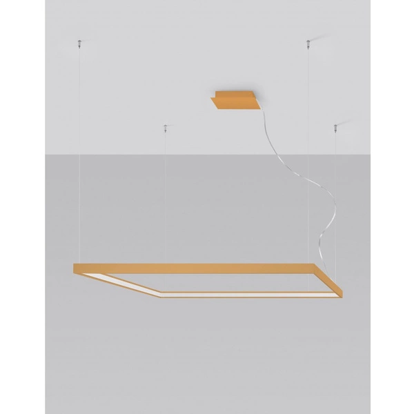 Lampa wisząca NELYA L, złota, 70W LED, barwa neutralna 4000K, TH.158