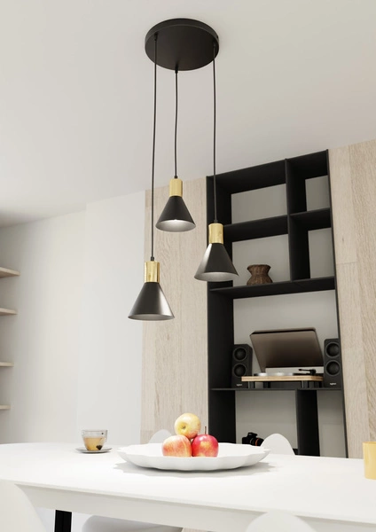 Lampa wisząca Emibig ROSA 3 PREM BL 1388/3PREM