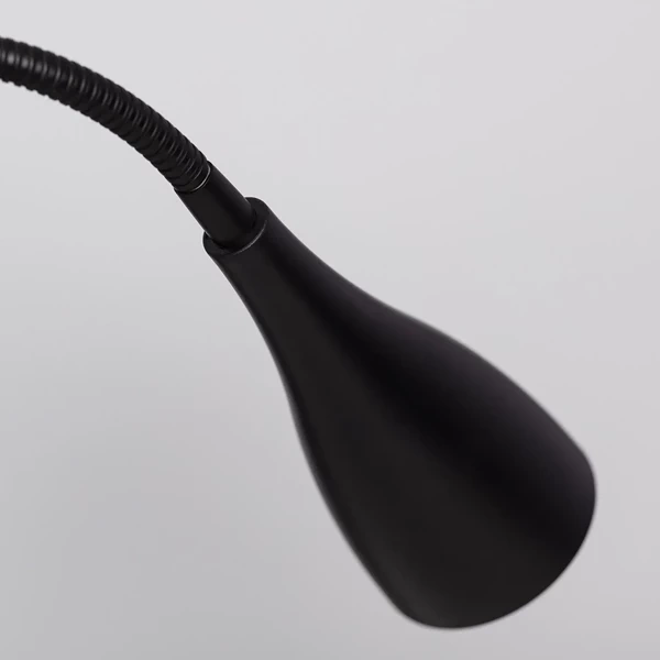 Lampa z Klamrą Czarna Abruzzo Vincenzo GU10