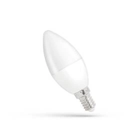 LED ŚWIECOWA E-14 230V 8W CW SPECTRUM