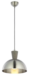Loftowa Lampa wisząca VITO wys. 40-70cm 1xE27 15W IP20 | Nikiel