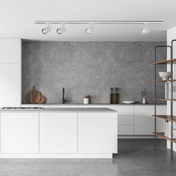 Zestaw szynoprzewodu Tokio SET 1F, biały, 4x40W GU10