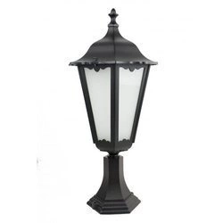 Lampa stojąca ozdobna zewnętrzna Retro Maxi K 4011/1 BD | czarny