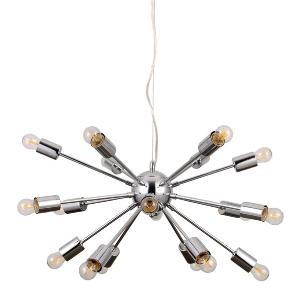 Lampa wisząca THEO śr. 64cm 18xE27 | chrom