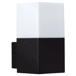 Kinkiet Ścienny zewnętrzny IP54 Czarny Abruzzo Nicolo E27 16cm